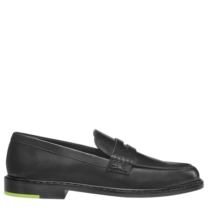 Negro – Mocasines Au Sultan de cuero