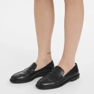 Negro – Mocasines Au Sultan de cuero