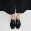 Negro – Mocasines Au Sultan de cuero