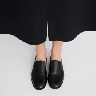 Negro – Mocasines Au Sultan de cuero
