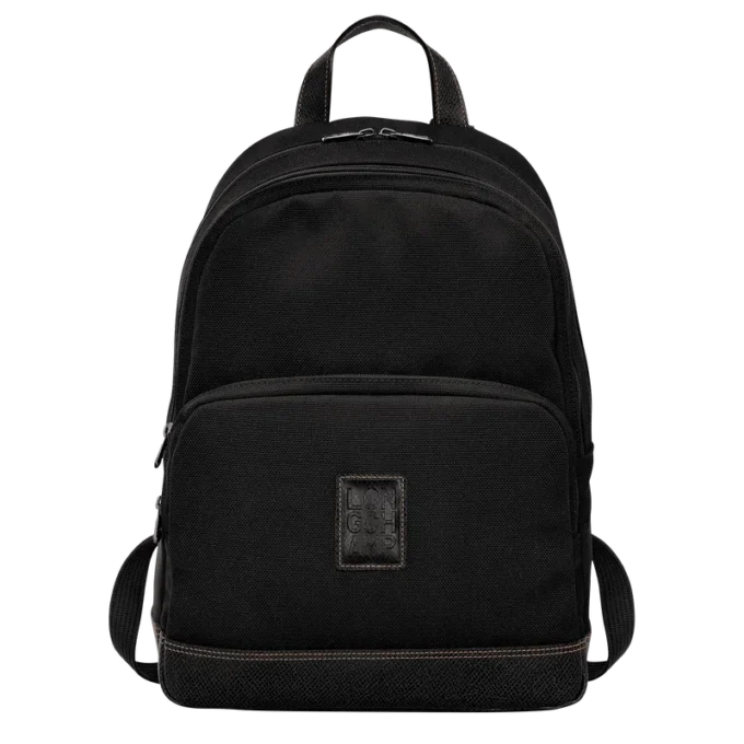 Negro – Mochila Boxford de lona reciclada