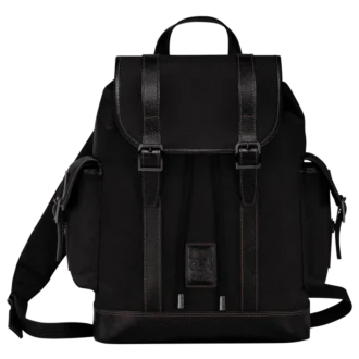 Negro – Mochila Boxford de lona reciclada