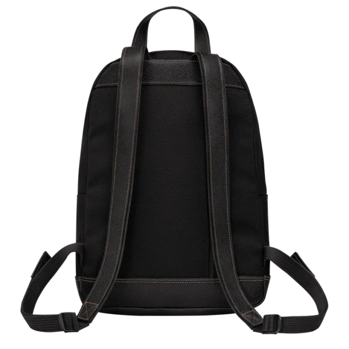 Negro – Mochila Boxford de lona reciclada