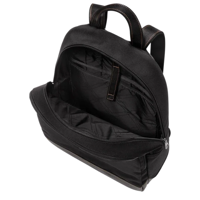 Negro – Mochila Boxford de lona reciclada