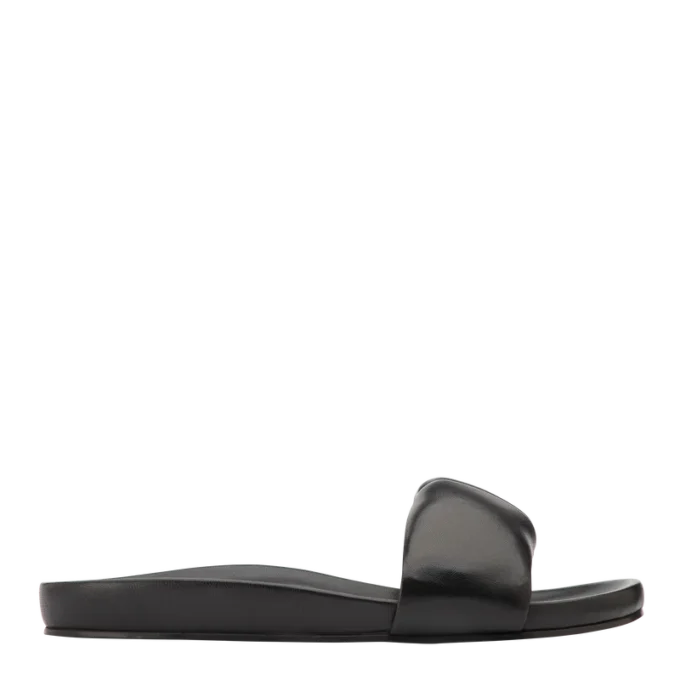 Negro – Mules Roseau de cuero