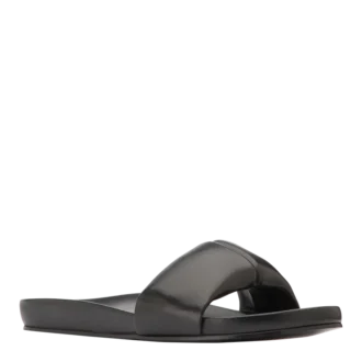 Negro – Mules Roseau de cuero