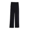 Negro – Pantalones de crepé