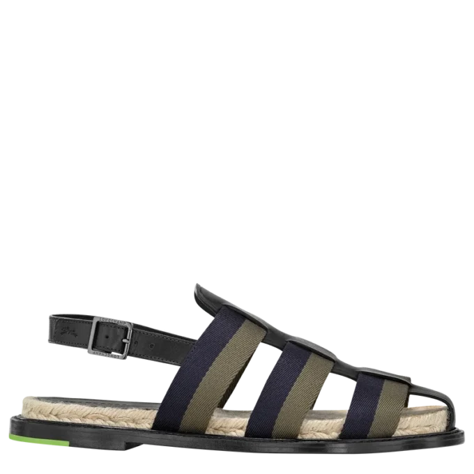 Negro – Sandalias de cuero Shadow