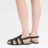 Negro – Sandalias de cuero Shadow