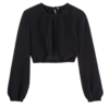 Negro – Top de crepé