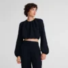 Negro – Top de crepé