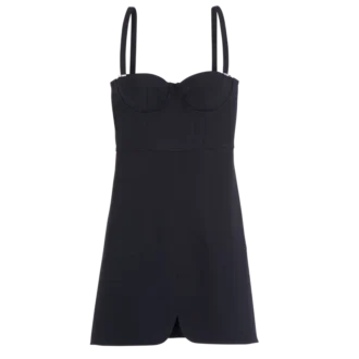 Negro – Vestido de crepé