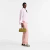 Oliva – Bolso de mano Daylong M de piel