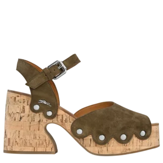 Olive – Cuero Sandalias La Cigale