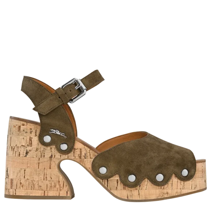 Olive – Cuero Sandalias La Cigale