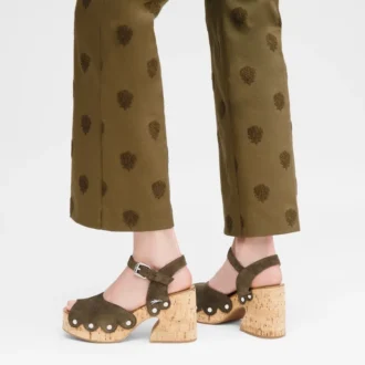 Olive – Cuero Sandalias La Cigale