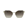Oro/Marrón – Gafas de sol metálicas