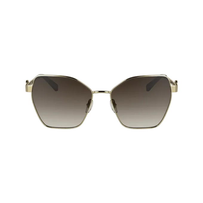 Oro/Marrón – Gafas de sol metálicas