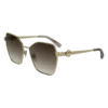 Oro/Marrón – Gafas de sol metálicas