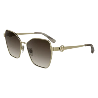Oro/Marrón – Gafas de sol metálicas