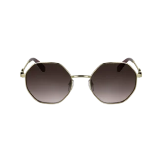 Oro/Marrón Rosa – Gafas de sol de metal
