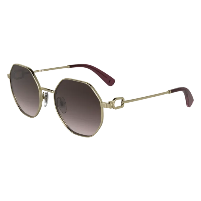 Oro/Marrón Rosa – Gafas de sol de metal