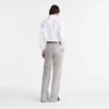 Pantalones de franela grises