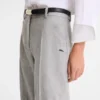 Pantalones de franela grises
