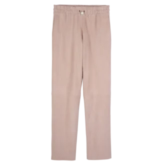 Pantalones rectos de piel