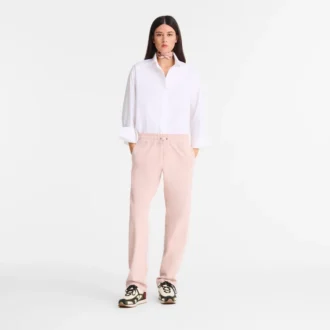 Pantalones rectos de piel