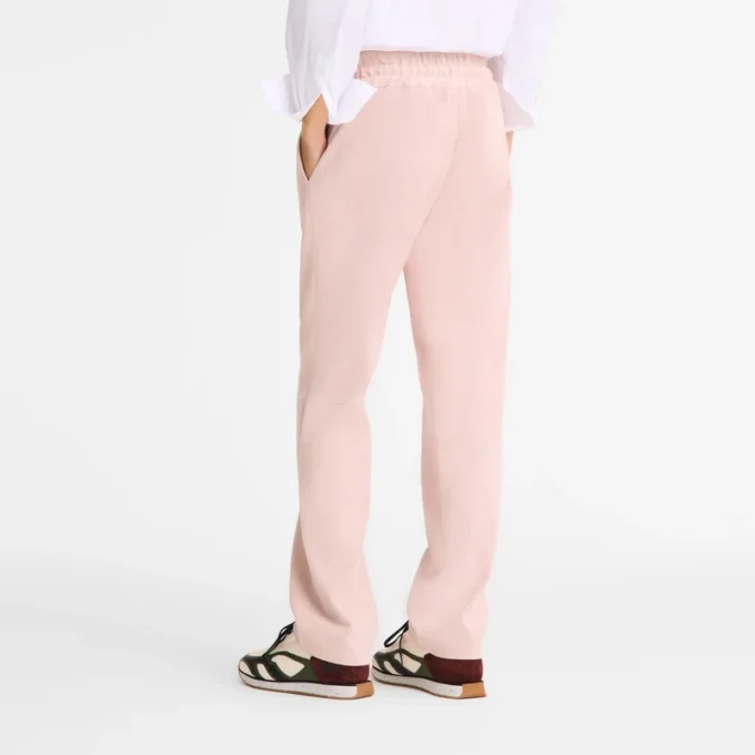 Pantalones rectos de piel