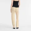 Pantalones rectos de piel