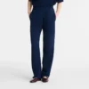 Pantalones rectos de piel