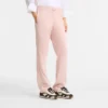 Pantalones rectos de piel