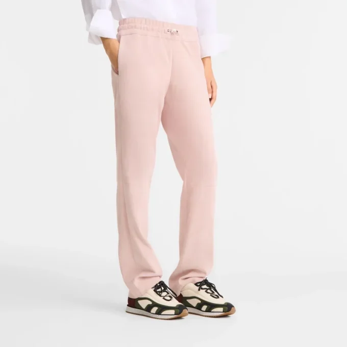 Pantalones rectos de piel