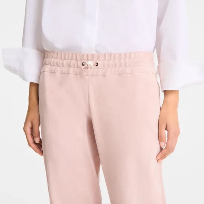 Pantalones rectos de piel