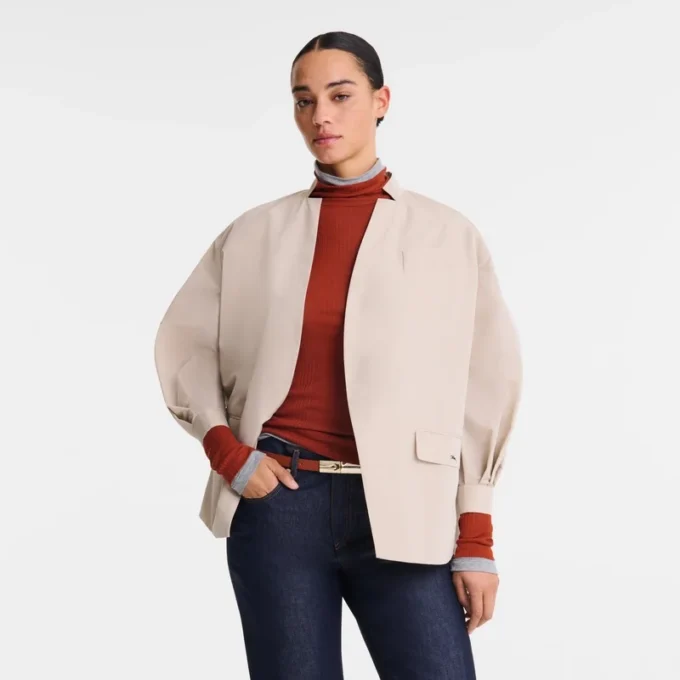 Papel – Tafetán técnico Chaqueta kimono