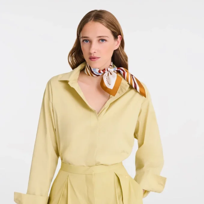 Pañuelo de seda Rubans Longchamp 50