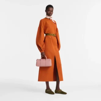Pink Tea – Bolso de mano Daylong M de piel