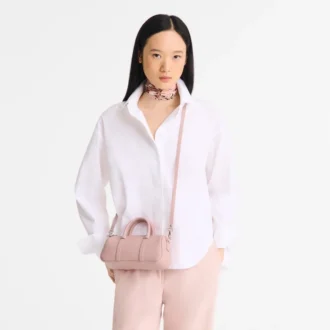 Pink Tea – Bolso de mano Daylong S de piel