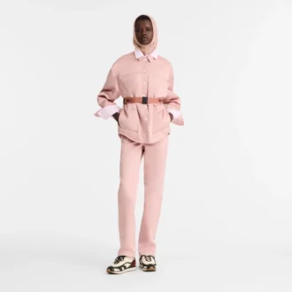 Pink Tea – Camisa de satén técnico