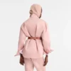 Pink Tea – Camisa de satén técnico