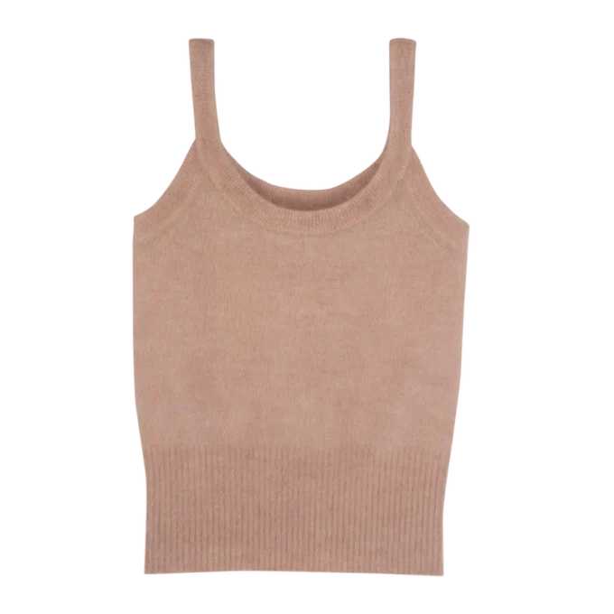 Pink Tea – Camiseta sin mangas de punto