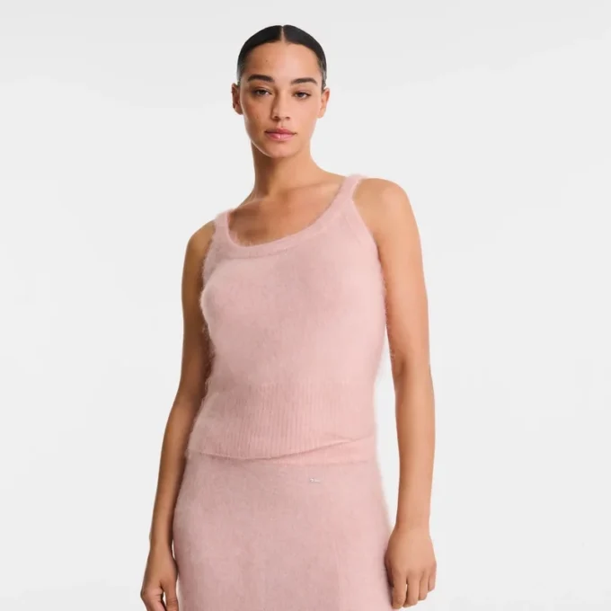 Pink Tea – Camiseta sin mangas de punto