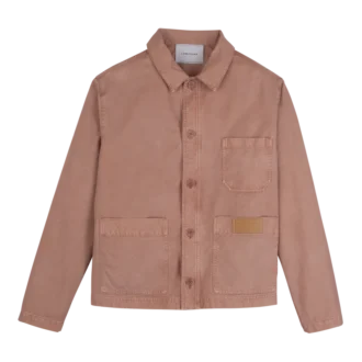 Pink Tea – Chaqueta de algodón sobreteñido