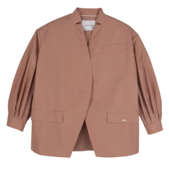 Pink Tea – Chaqueta kimono de tafetán técnico