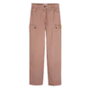 Pink Tea – Pantalones de algodón sobreteñido