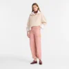 Pink Tea – Pantalones de algodón sobreteñido