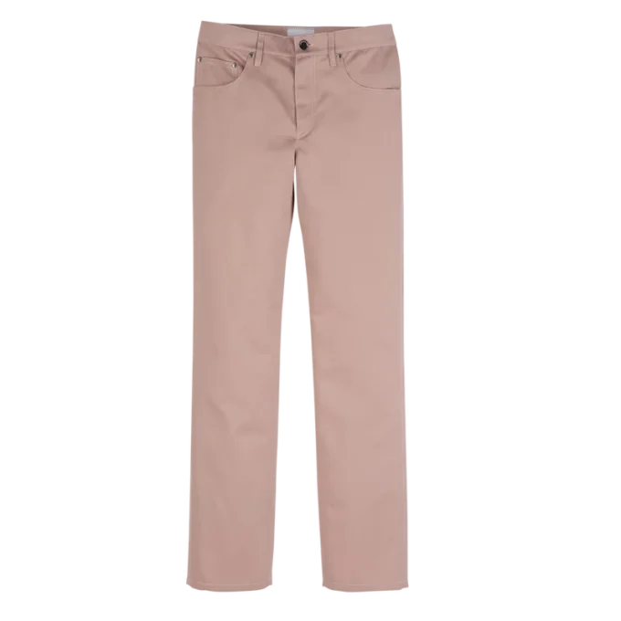 Pink Tea – Pantalones de satén técnico