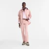 Pink Tea – Pantalones de satén técnico
